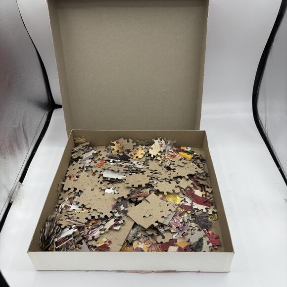 Vintage Ceaco Needle Little Help Jigsaw Puzzle 550 Piece 1995 USA 24"x18"‎ - Picture 7 of 7